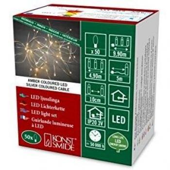 50 LED Amber Christmas Tree Lights