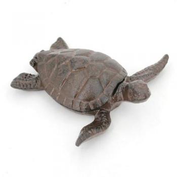 Origen home decor caja tortuga cajas y joyeros gris - 16x16x5cm ideal para decorar tu hogar