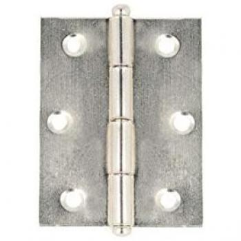 Cerniere a spina a levare in ferro nichelato 50x40 mm 2 pezzi