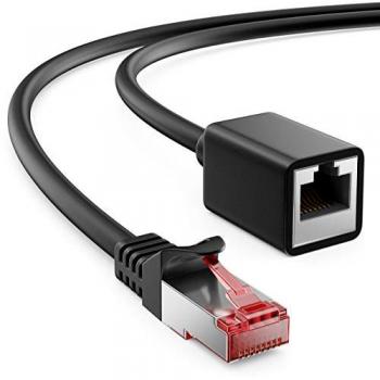 DeleyCON 1m CAT6 LAN-Kabel S/FTP Verlängerung