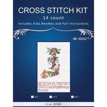 Colección de Oro Encantador - Kit Punto de Cruz Squirrel Navidad