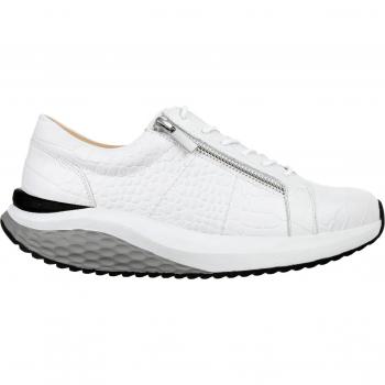 MBT Ferro Scarpe in Pelle Donna - Colore White/Grey - Numero 41