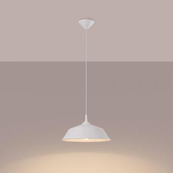 Sollux Lighting Lámpara colgante Frika blanca escandinavo 34×34×74 cm