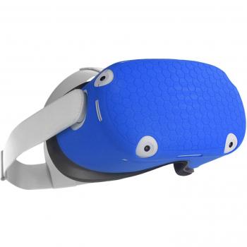 VR Helm Schützende Silikonabdeckung für Oculus Quest 2 mit Anti-Wurf Schutz