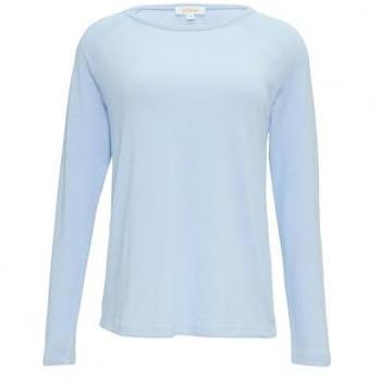 S.Oliver Meliertes Rundhals-Shirt