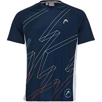 Camiseta de Pádel Head Play Tech Azul Marino