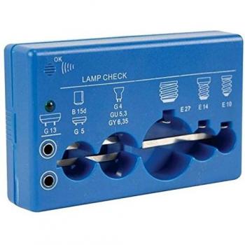 Detector de Lámparas Velleman G13, B15d/G5 y E27