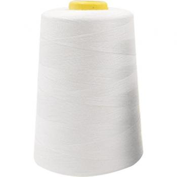 4 Stück 3000M Polyester Nähgarn Schwarz und Weiß - Langlebiges Garn für DIY-Näharbeiten
