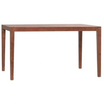 Mara Mesa de Jantar Extensa 140/190 Folheada em Madeira Castanha
