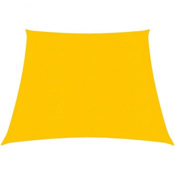 VIDAXL Vela Parasole 160 G / m² Gialla 3/4x2 M In Hdpe