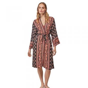 Gisela - Bata larga estampado paisley