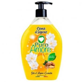 Puro Amore Crema de Jabon con Aceite de Argán y Camelía 750 ml