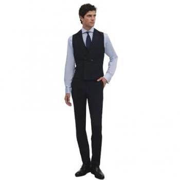 Silbon - Pantalón chaqué stretch azul claro