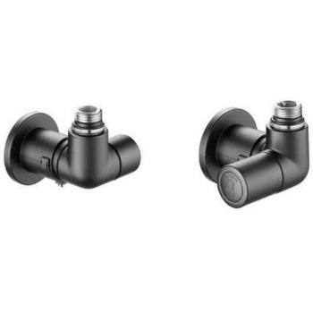 Ensemble de robinets high-style noir mat Caleffi
