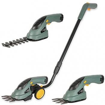 Coupe bordure FISHTEC 2 en 1 sur batterie 3,5V + taille haie