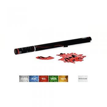 Cannon Confetti Elettrico 80cm Rosso Metallico