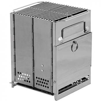Mini poêle fusée en aluminium
