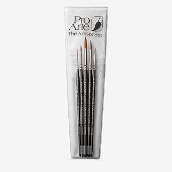 Pro Arte Economical Pure Sable Brush Pack (5)