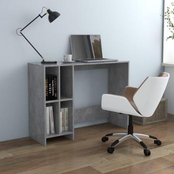 Portátil Escritorio en Gris Hormigón Multicapa 102,5x35x75 cm