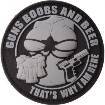 Patch 3D JTG Guns and Beer