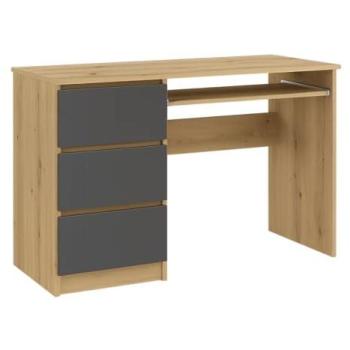 Cina Graphite Oak Workstation – Shefa Line, 1 Pack