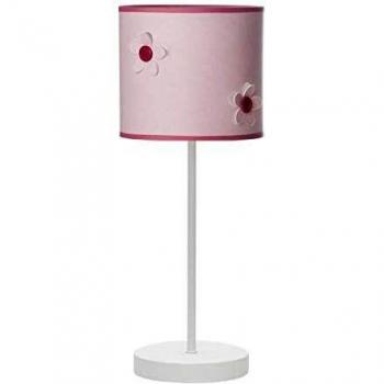Lámpara de Mesa Botón Rosa 1xe14 38x16d