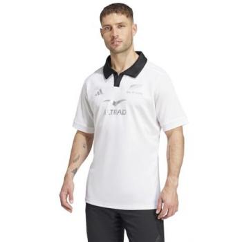 All Blacks 2024/25 Away Replica Jersey by Adidas – Men's Short Sleeve – White – M