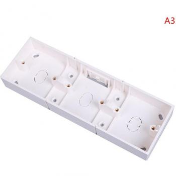 Boîte de jonction murale Type 86, 2/3/4 boutons, 1 pièce