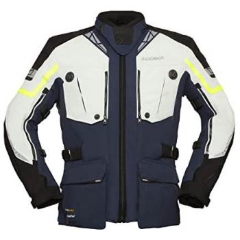 Giacca Tessile Moto Modeka Panamericana II Blu/Grigio Chiaro L