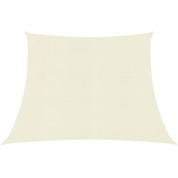 VIDAXL Vela Parasole 160 G / m² Crema 4/5x3 M In Hdpe