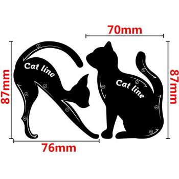 Cat Eye Makeup Tool - 2Pcs Eyeliner Stencils