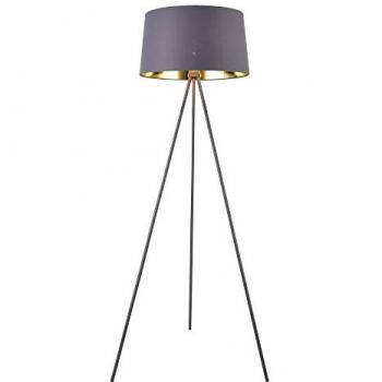 Lux.Pro Design Stehleuchte Manchester mit Metallfuß Grau