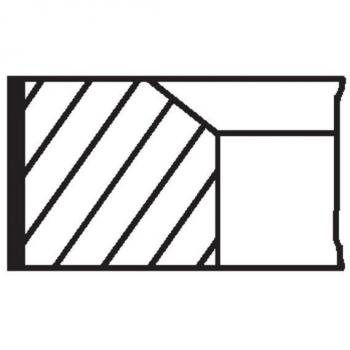 MAHLE ORIGINAL 030 40 V0 Juego de aros de pistón