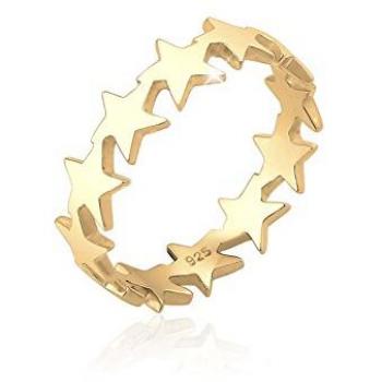 Elli - Sterne Astro Trend Blogger Universum 925 Silber Ringe