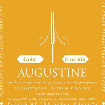 Augustine A1106 Medium‑Tension Gold Guitar Strings
