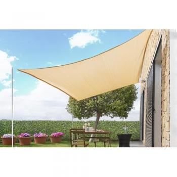 Toldo vela de sombra rectangular shazail innovagoods 2 x 3 m