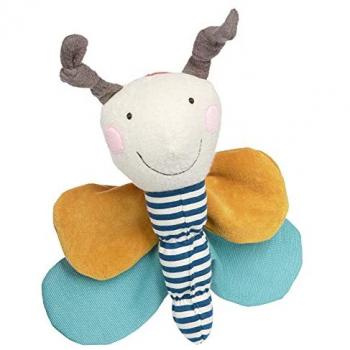 Peluche d'Activité Papillon en Coton Bio