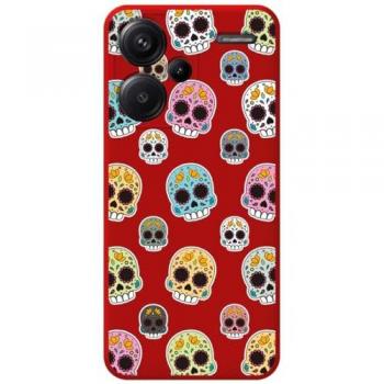 Funda Silicona Transparente “Catrina” Red – Redmi 13 Pro+