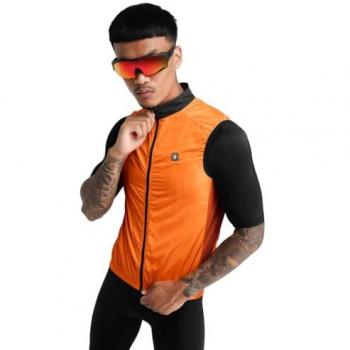 Siroko Chaleco de ciclismo V1 Season Naranja