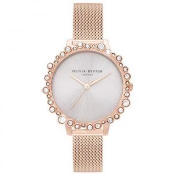 Olivia Burton Reloj Mujer Analogico Cuarzo con Correa de Acero OB16US50