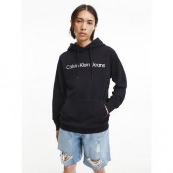 Felpa con cappuccio Calvin Klein Jeans Logo Nero XL