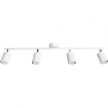 Sollux Lemmi Faretto Moderno da Soffitto Barra Bianco 4x GU10
