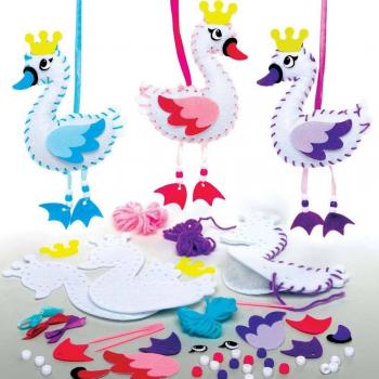 Majestic Swan Princess Weaving Kits (Pack of 3)