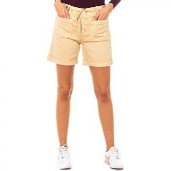 Shorts mit gesäumtem Saum und Gürtelschlaufen LWB001 Damen