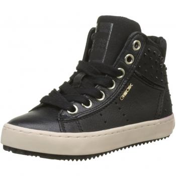 Geox J Kalispera e, Sneaker a Collo Alto Bambina, Nero (Black), 38 EU