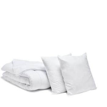 Ensemble Été Couette 220x240cm et Oreillers 60x60cm Anti-Transpiration