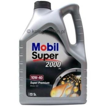 Mobil 10W-40 Super 2000 5L Huile Moteur