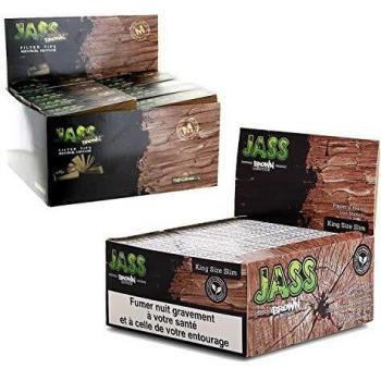 Feuilles SLIM Jass BROWN + filtres carton Jass BROWN