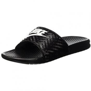 Nike Benassi JDI, Chanclas para Mujer, Negro (Black/White 011), 43 EU