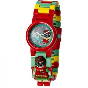 LEGO Kids Batman vs. Robin Analog Timepiece with Plastic Strap